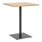 Τραπέζι Nerobian pakoworld mdf σε sonoma απόχρωση 60x60x75εκ
