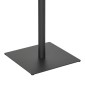 Τραπέζι Nerobian pakoworld mdf σε sonoma απόχρωση 60x60x75εκ