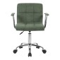 Καρέκλα γραφείου Buleco pakoworld λαδί ύφασμα 56x46x74-86εκ