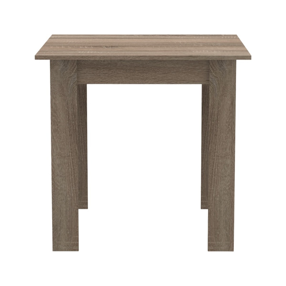 Τραπέζι Manka I pakoworld σε sonoma truffle απόχρωση 80x80x77εκ
