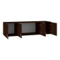Πατάρι ντουλάπας Royal pakoworld τετράφυλλο wenge 200x58x53εκ