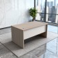 Γραφείο εργασίας Armadi pakoworld sonoma-λευκό 180x75x75εκ