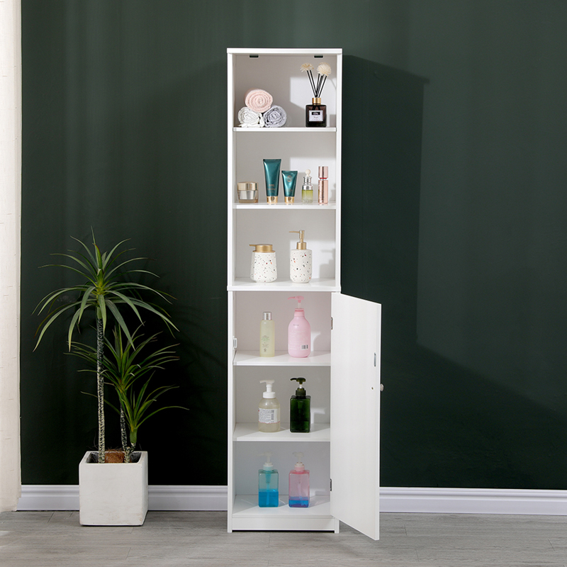 Ντουλάπι-στήλη Desilia pakoworld mdf λευκό 37x30x160εκ