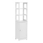 Ντουλάπι-στήλη Larben pakoworld mdf λευκό 40x33x150εκ