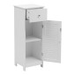 Ντουλάπι-στήλη Chesy pakoworld mdf λευκό 32x30x87εκ