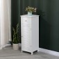 Ντουλάπι-στήλη Chesy pakoworld mdf λευκό 32x30x87εκ