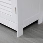 Ντουλάπι-στήλη Chesy pakoworld mdf λευκό 32x30x87εκ