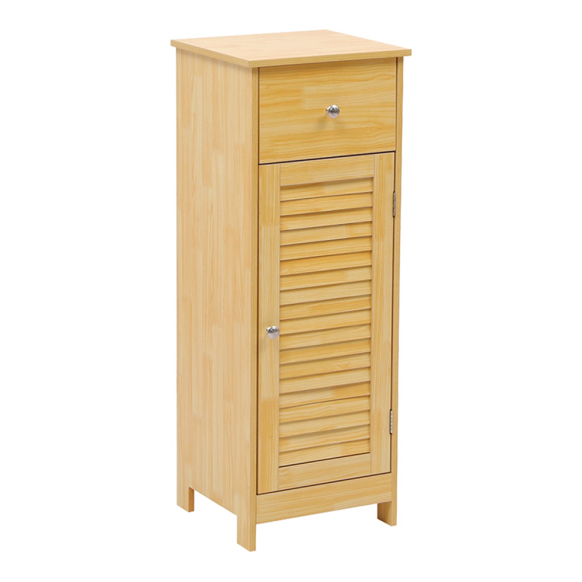 Ντουλάπι-στήλη Chesy pakoworld mdf σε φυσική απόχρωση 32x30x87εκ