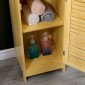 Ντουλάπι-στήλη Chesy pakoworld mdf σε φυσική απόχρωση 32x30x87εκ