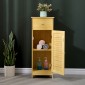 Ντουλάπι-στήλη Chesy pakoworld mdf σε φυσική απόχρωση 32x30x87εκ