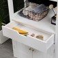 Ντουλάπι-στήλη Sejo pakoworld mdf λευκό 60x32.5x154εκ