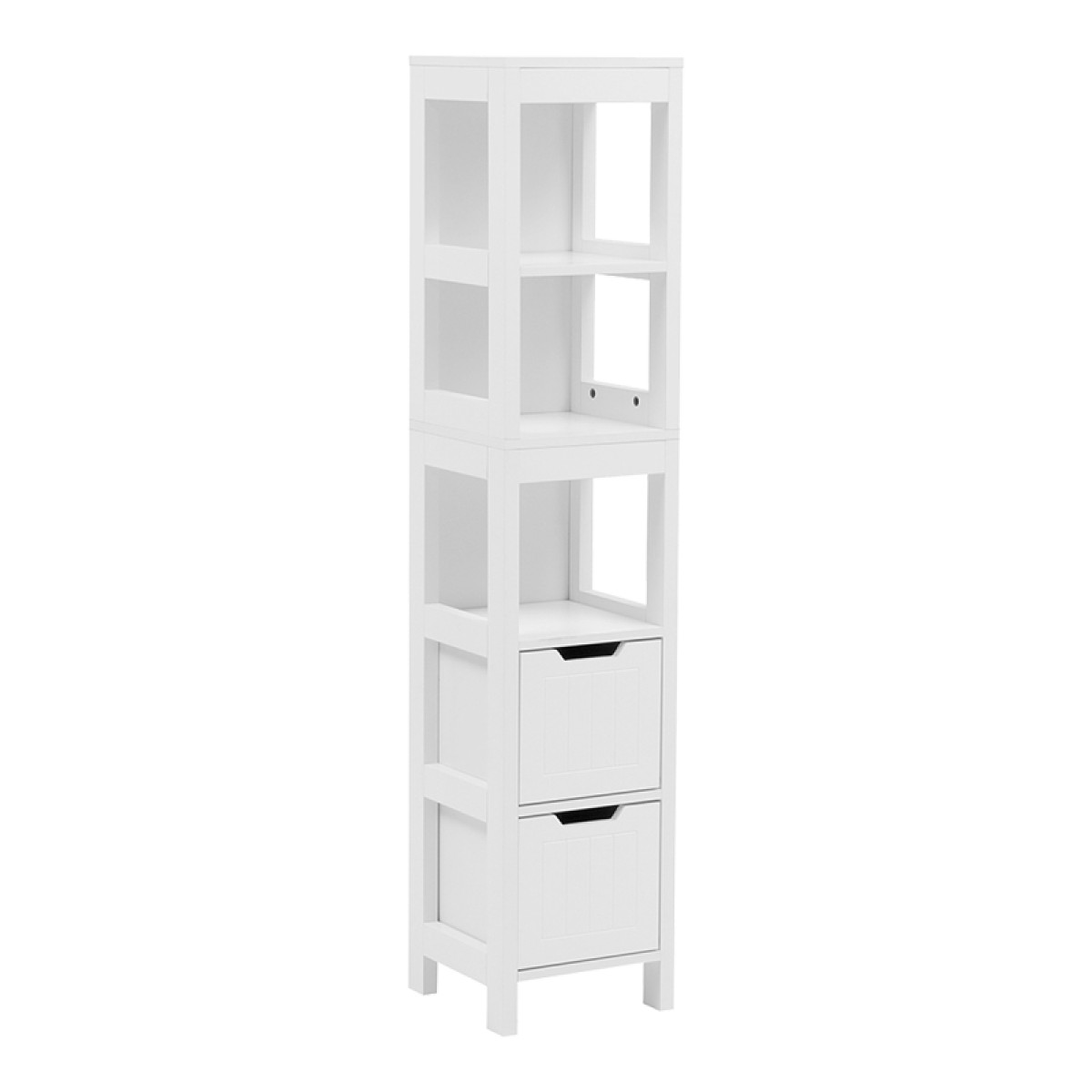 Ντουλάπι-στήλη Kelby pakoworld mdf λευκό 30x30x144εκ