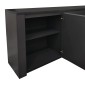Μπουφές Kalya pakoworld σε ανθρακί απόχρωση 220x49x89.5εκ