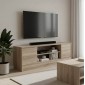 Έπιπλο τηλεόρασης Sasa pakoworld σε sonoma απόχρωση 120x35x41.5εκ