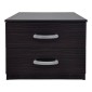 Κομοδίνο Athos pakoworld σε wenge απόχρωση 48x40x41.5εκ