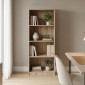 Βιβλιοθήκη Kendy pakoworld sonoma 60x30x167εκ