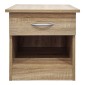 Κομοδίνο Bedy pakoworld sonoma 40x34x42εκ