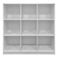 Βιβλιοθήκη Gridea pakoworld λευκό 119.5x30x121εκ