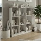 Βιβλιοθήκη Gridea pakoworld λευκό 119.5x30x121εκ
