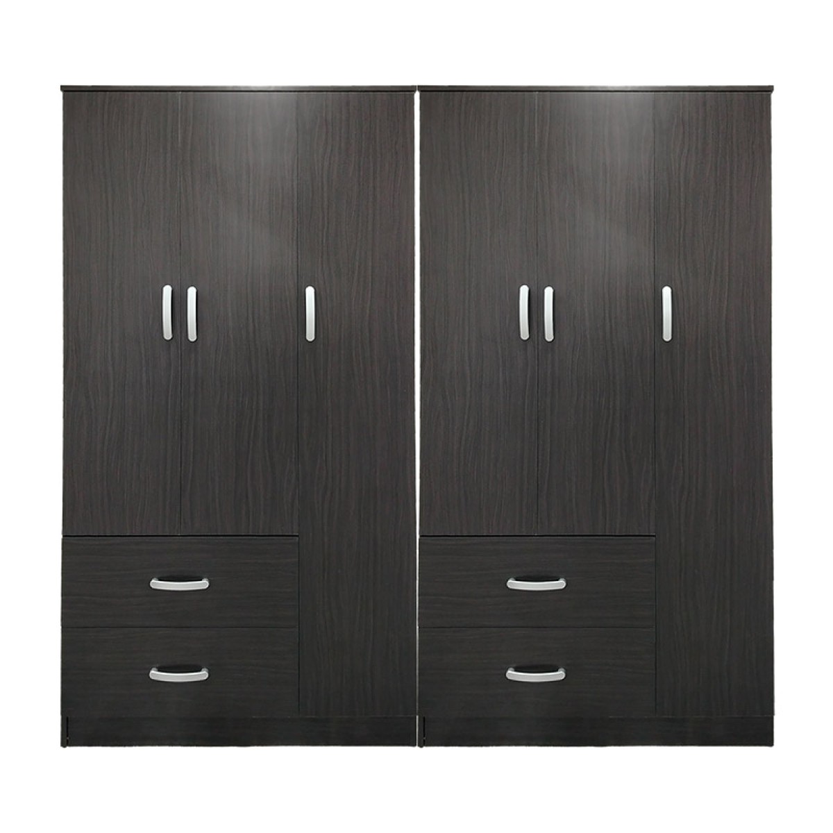 Ντουλάπα εξάφυλλη Athos pakoworld wenge 180x42x180εκ