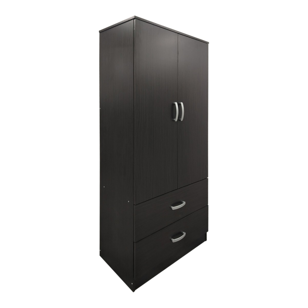Ντουλάπα πεντάφυλλη με πατάρι Athos pakoworld wenge 170x42x240εκ