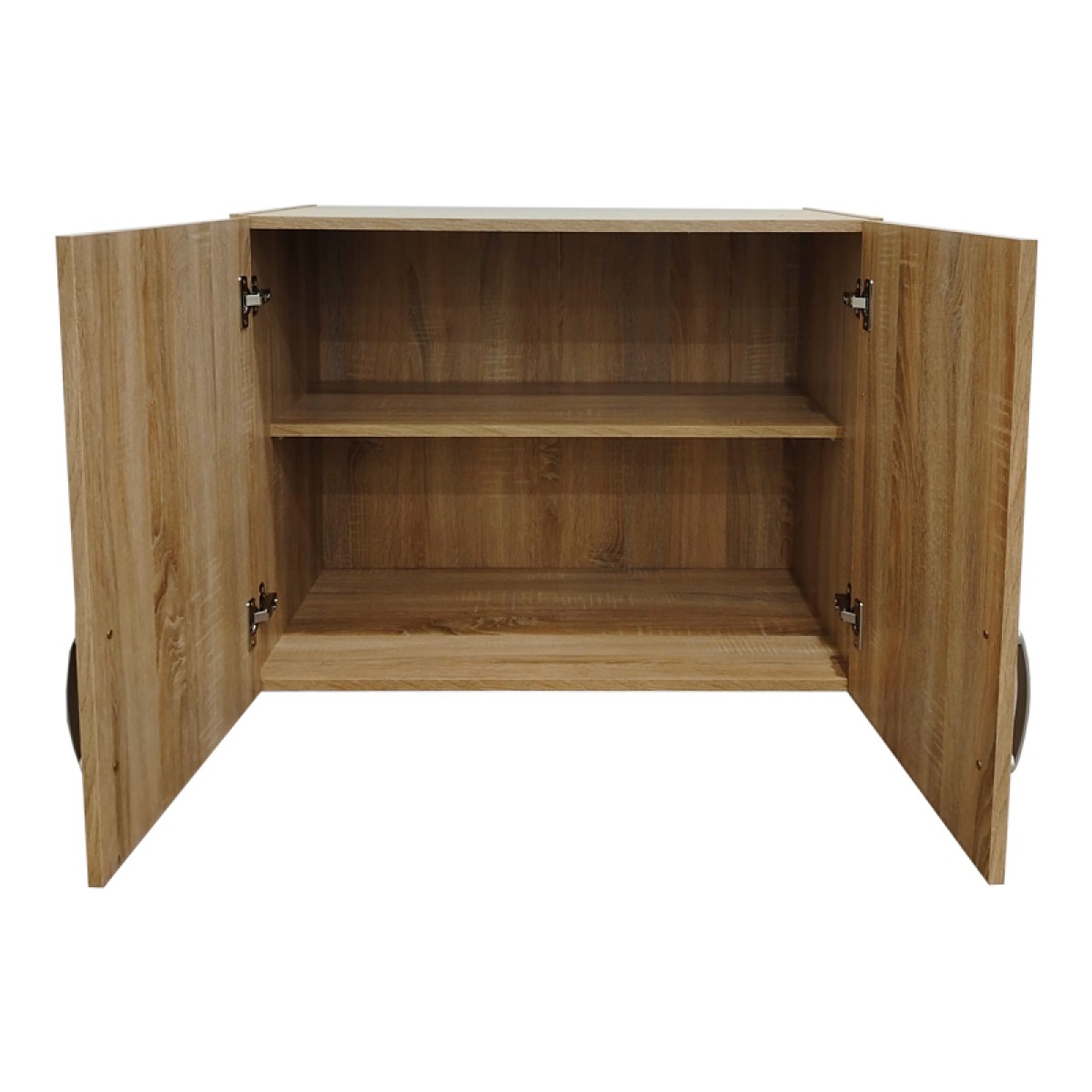 Ντουλάπα πεντάφυλλη με πατάρι Athos pakoworld sonoma 170x42x240εκ