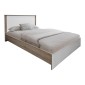 Σετ Κρεβατοκάμαρας Athos Sonoma Λευκό με Κρεβάτι 140x200εκ Σετ 3τεμ