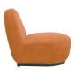 Πολυθρόνα Zenny pakoworld υφασμα terracotta 64x85x68εκ