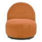 Πολυθρόνα Zenny pakoworld υφασμα terracotta 64x85x68εκ