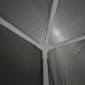 Κιόσκι Gazebo pakoworld μεταλλικός σκελετός - ύφασμα ανθρακί 3x3m