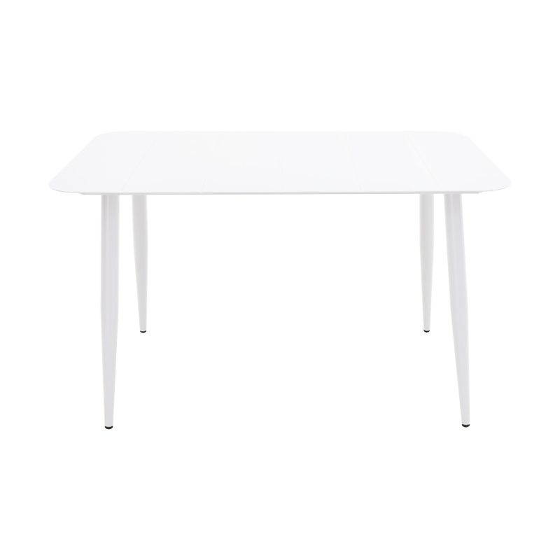 Τραπέζι Vista pakoworld αλουμίνιο σε λευκή απόχρωση 120x70x72εκ