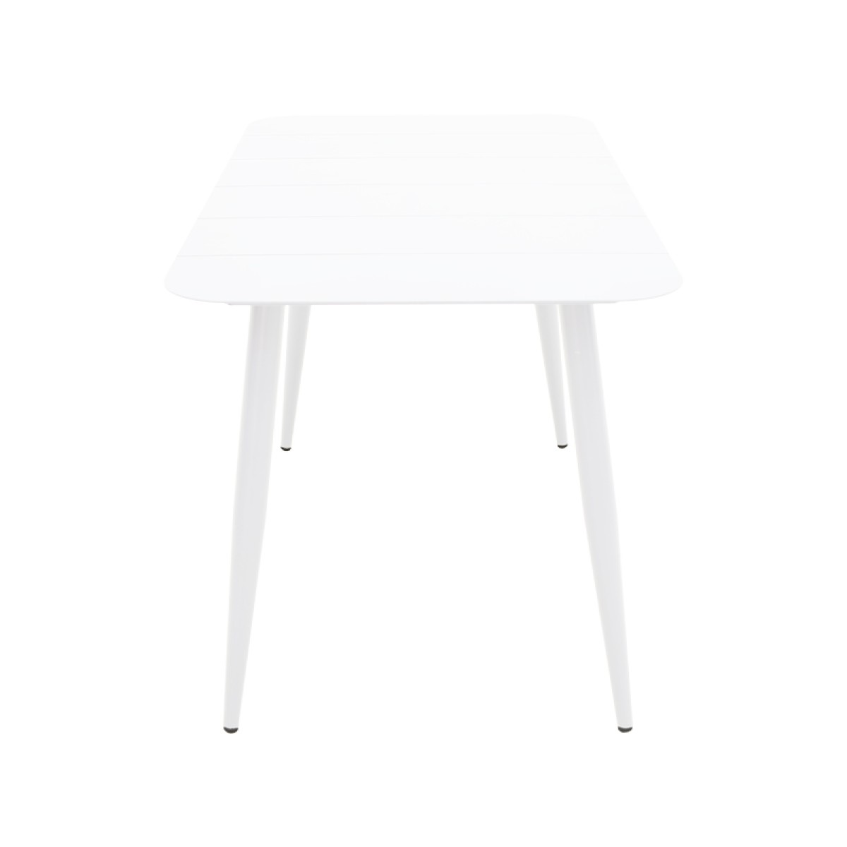 Τραπέζι Vista pakoworld αλουμίνιο σε λευκή απόχρωση 120x70x72εκ
