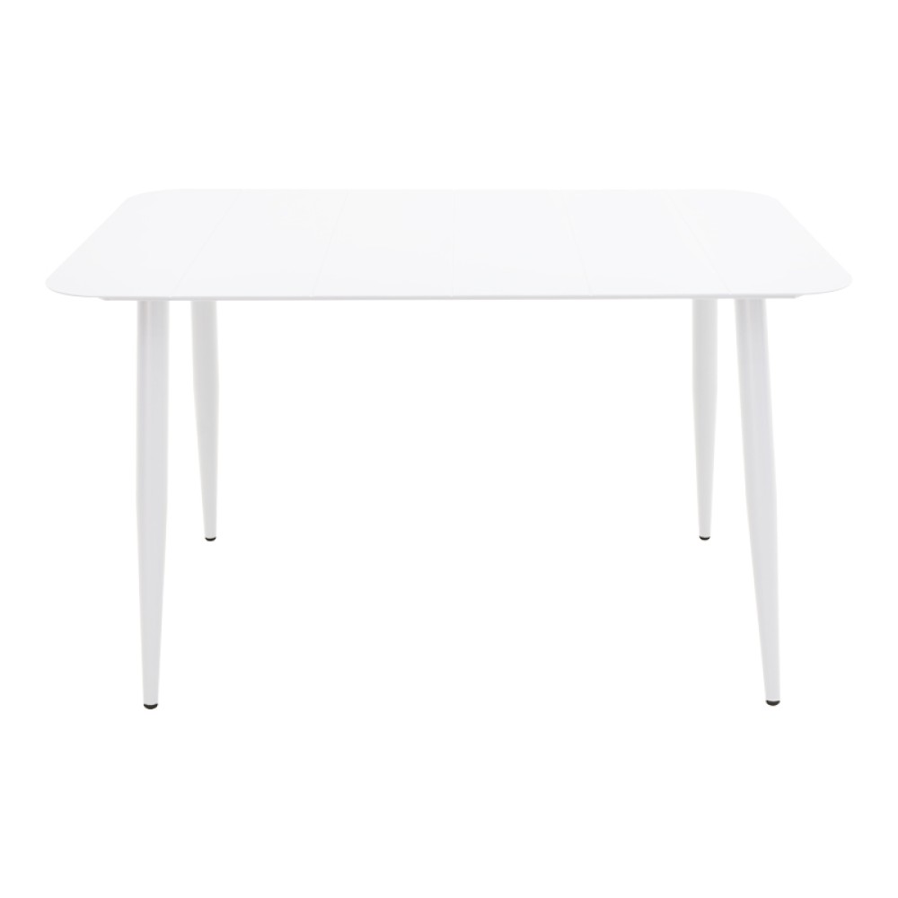 Τραπέζι Vista pakoworld αλουμίνιο σε λευκη απόχρωση 150x80x72εκ