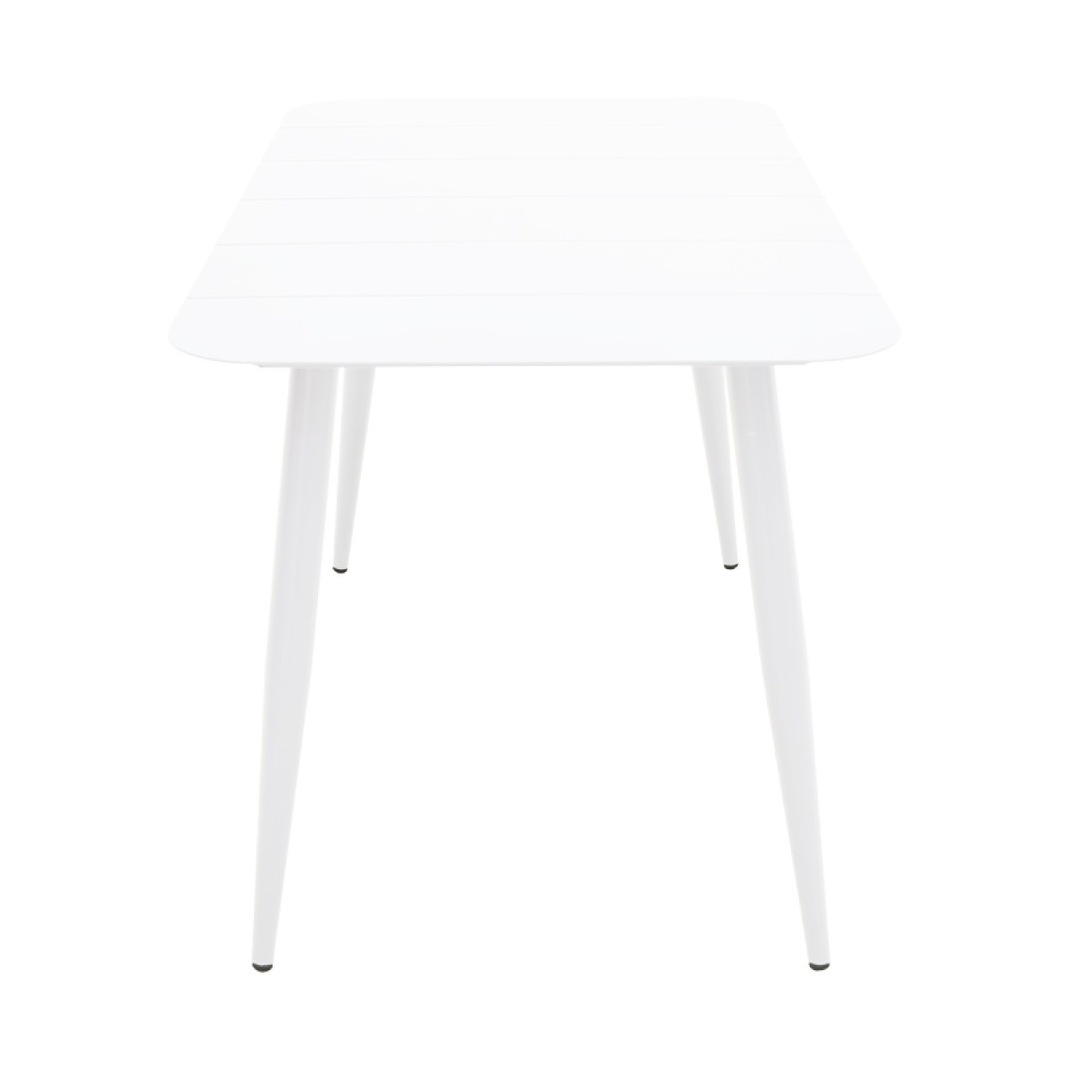 Τραπέζι Vista pakoworld αλουμίνιο σε λευκη απόχρωση 150x80x72εκ