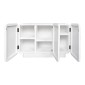 Μπουφές Kooldio pakoworld mdf λευκό 120x37.5x69εκ