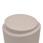 Βοηθητικό τραπέζι Fortox pakoworld MGO cappuccino Φ40x49.5εκ