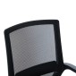 Καρέκλα επισκέπτη Palma pakoworld mesh μαύρο 46x52x94εκ