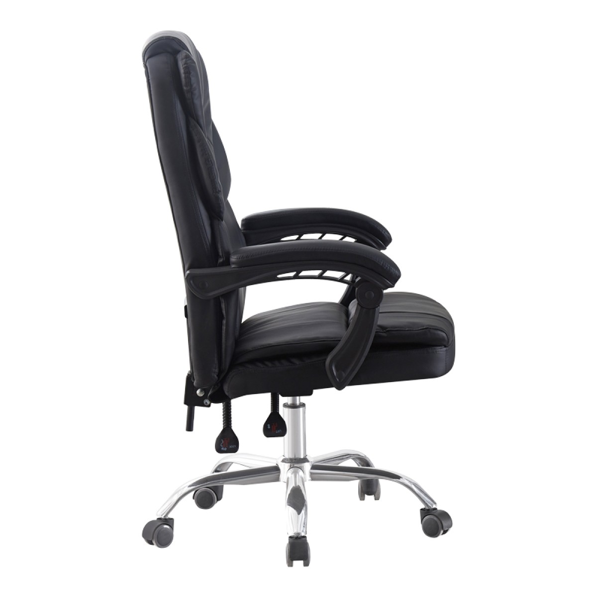 Καρέκλα γραφείου διευθυντή Sanema pakoworld pu μαύρο 62x67x112-122εκ