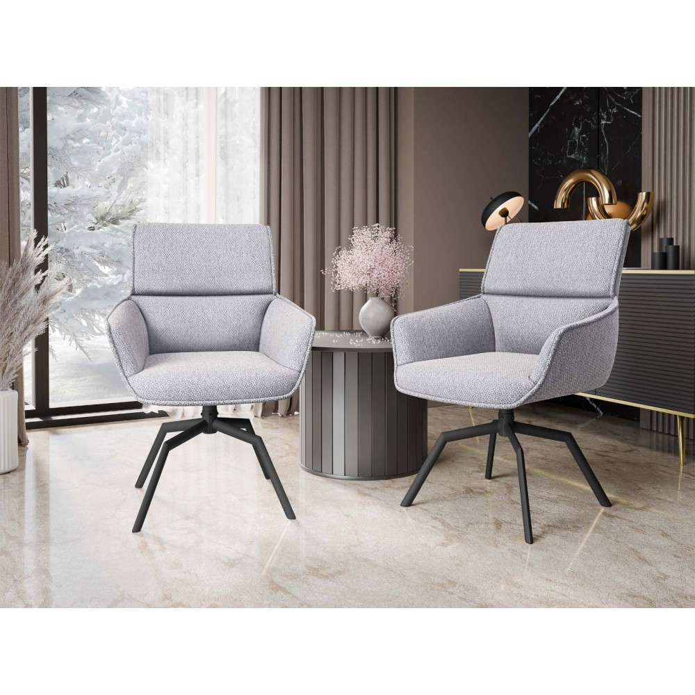 Καρέκλα Bueron Muz 2τμχ-Gkri-Mauro