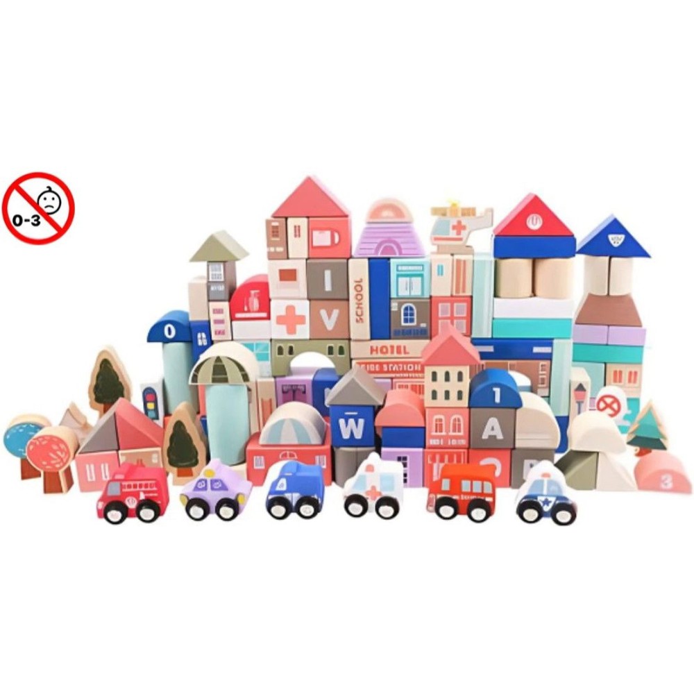 Παιδικό σετ με τουβλάκια Joyland City Blocks