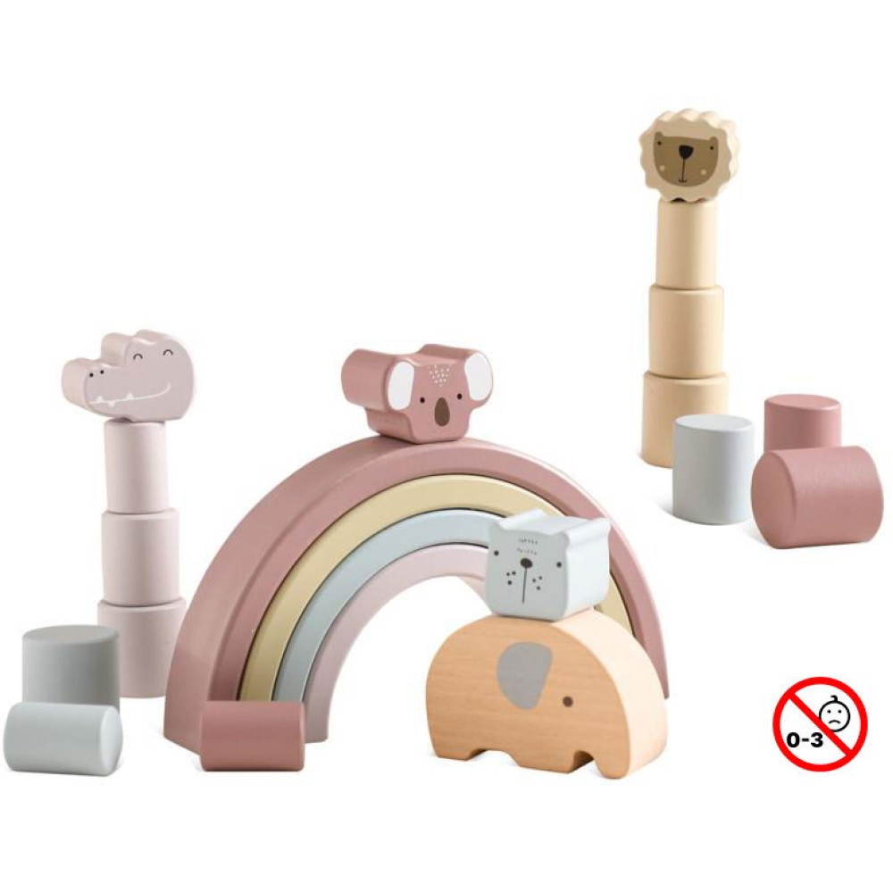 Παιδικό σετ με τουβλάκια Joyland Animal Blocks