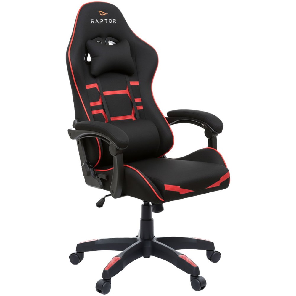 Καρέκλα Gaming Raptor Inferno-Kokkino