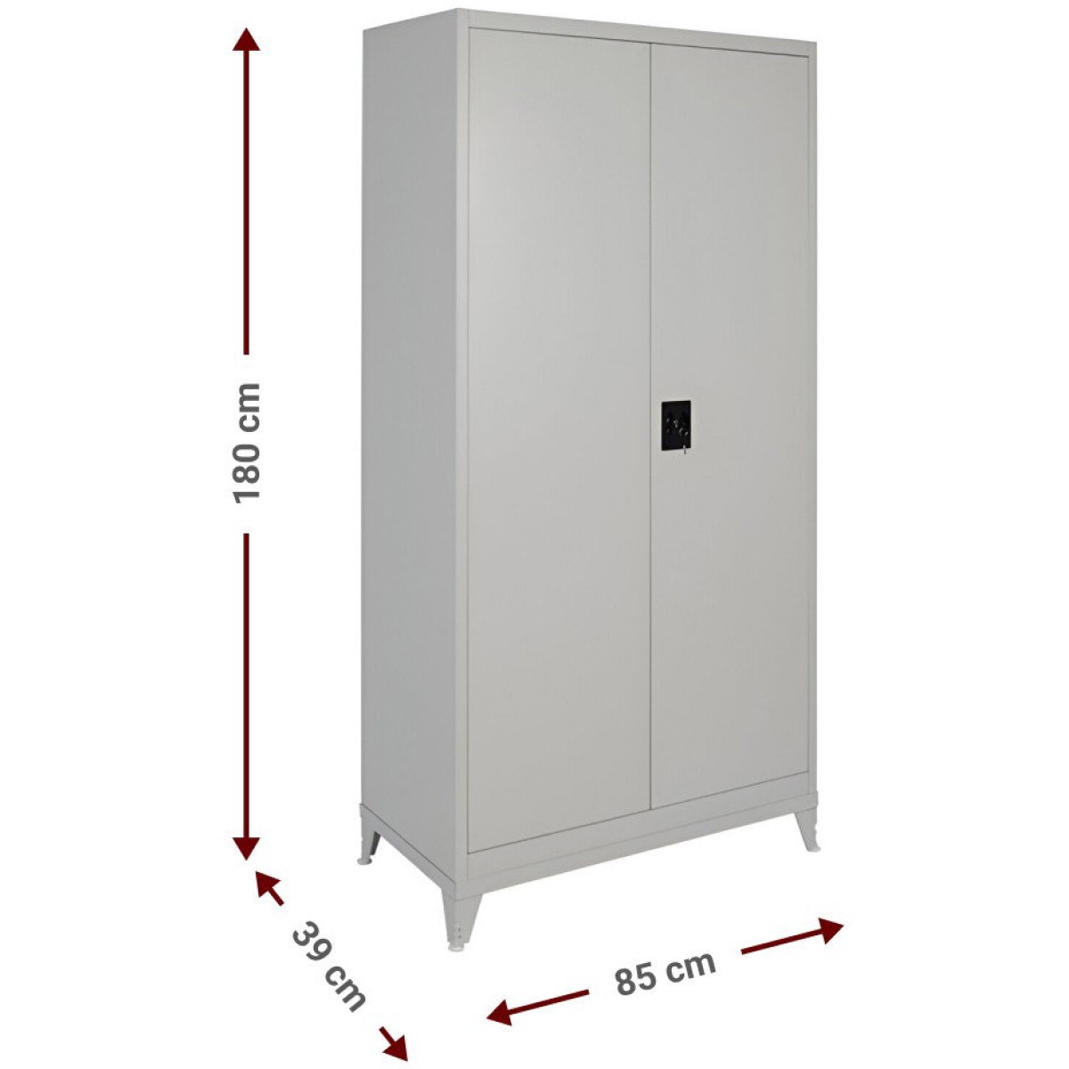 Μεταλλική ντουλάπα Damian 2D Shelf