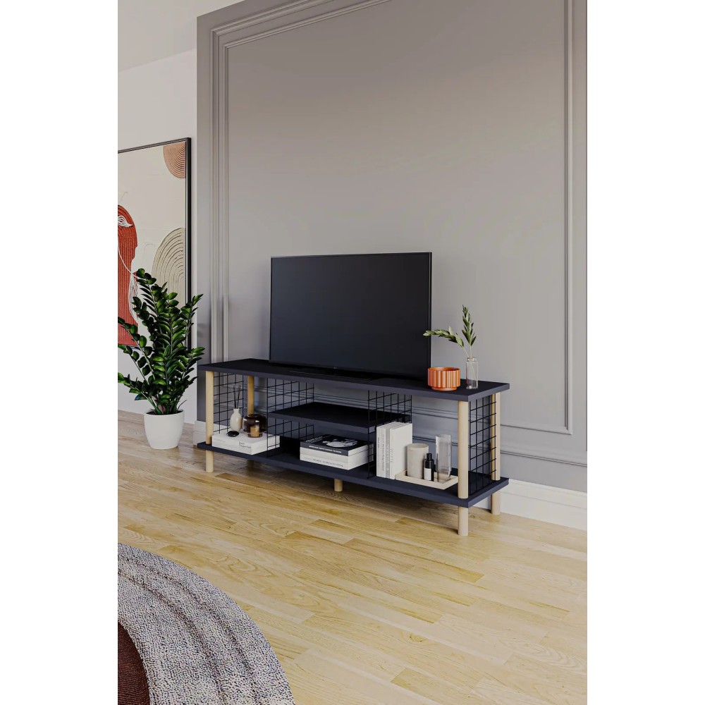 Stewehome Μεταλλικό έπιπλο τηλεόρασης-120*30*40cm