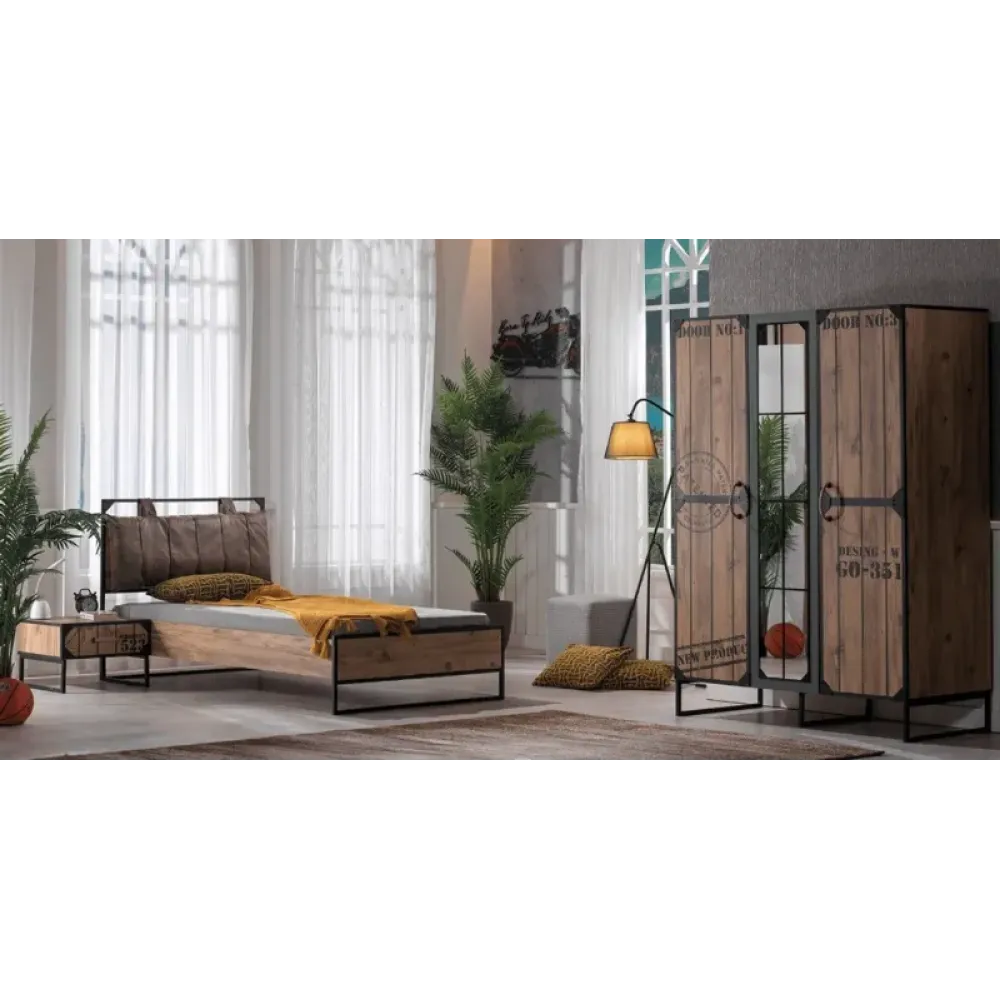 Stewehome Μοντέρνο Δωμάτιο Νεολαίας 100x200 cm