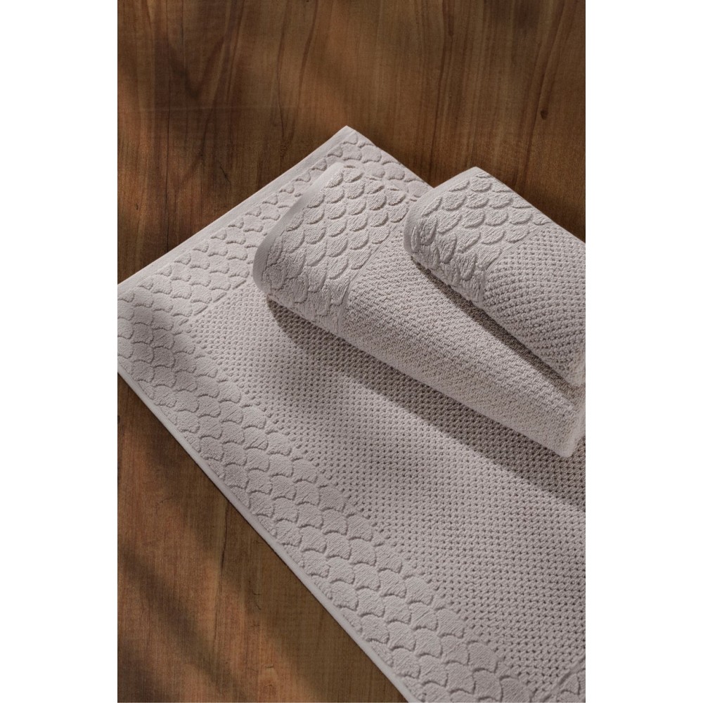 Stewehome Σετ 3 πετσετών - μαλακή πετσέτα - μπεζ πετσέτες μπάνιου 70x140cm