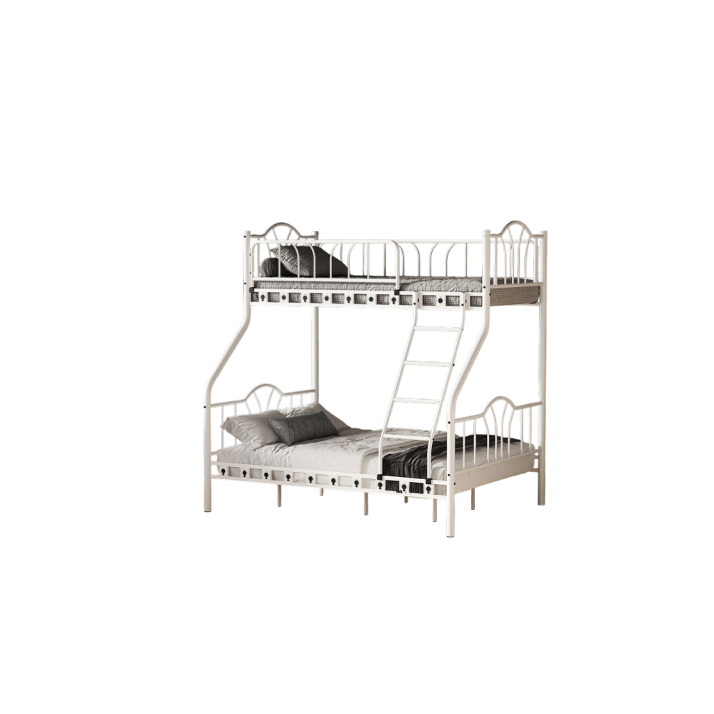 Stewehome Τριθέσια Μεταλλική Κουκέτα Argimo İmaj για Οικογένεια -λευκό (140x200cm)