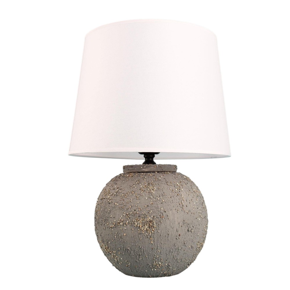 Stewehome κεραμικό πορτατίφ γκρι λευκό στρογγυλό σχέδιο 30x40cm