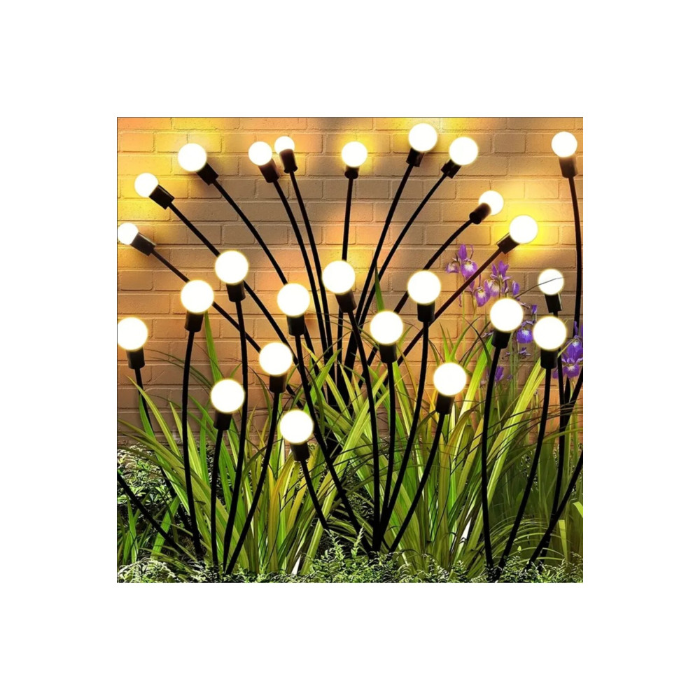 Stewehome Ηλιακό διακοσμητικό φωτιστικό κήπου με 8 LED και 2 λειτουργίες