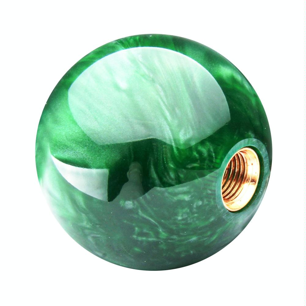 Car Modified Marble Star Gear Head Shifter Cover with Adapter (Green)